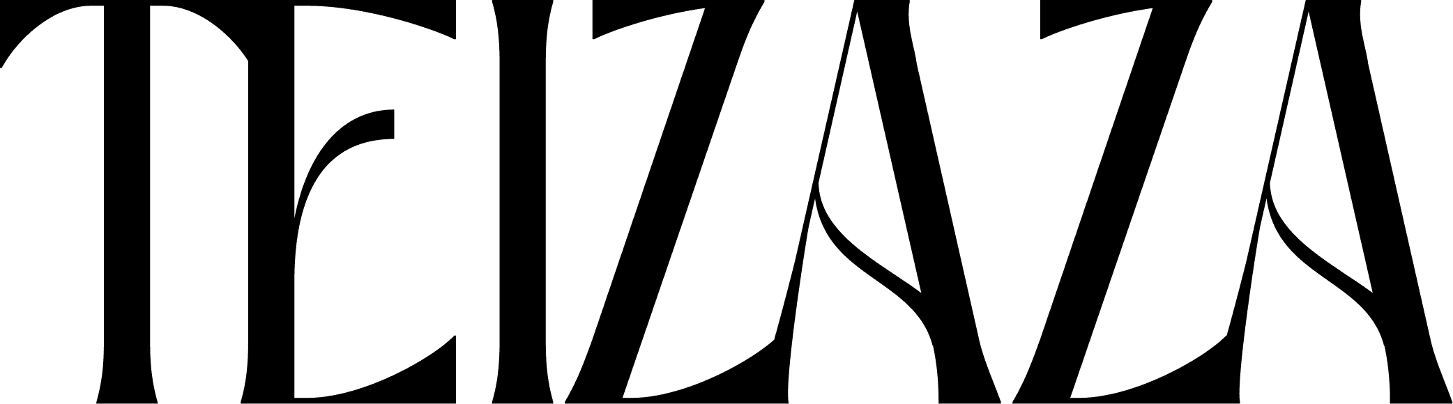 TEIZAZA Wordmark — Black